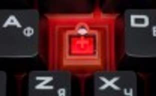 Водонепроницаемая клавиатура Corsair K68 — убийца в красном