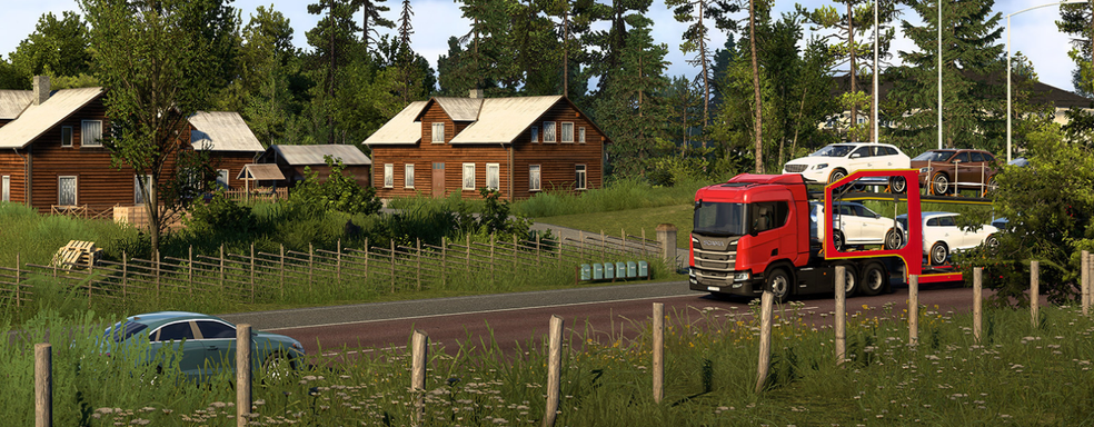 Northern cities in Euro Truck Simulator 2. New screenshots of the Nordic Horizons DLC
