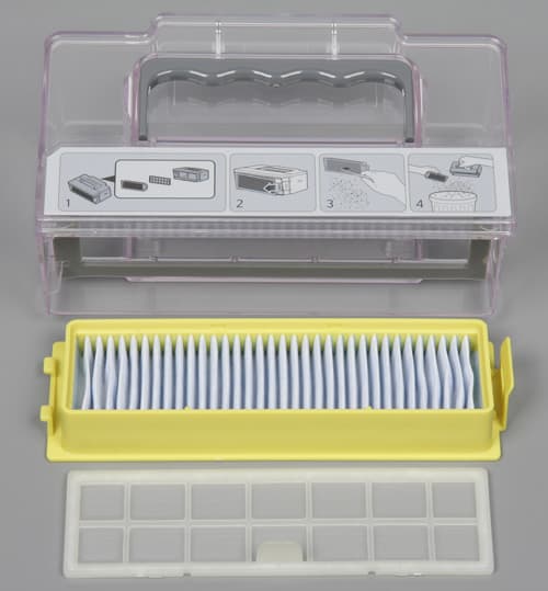 iClebo Omega, пылесборник iClebo Omega, пылесборник