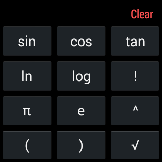 Снимок экрана Samsung Gear Live