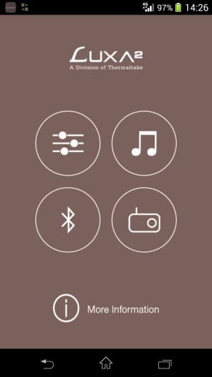 Приложение Luxa2 Groovy Audio Center