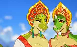 В Steam вышла взрослая VN «Русы не против Ящерок» и покорила геймеров народным колоритом, но с русской озвучкой возникли проблемы