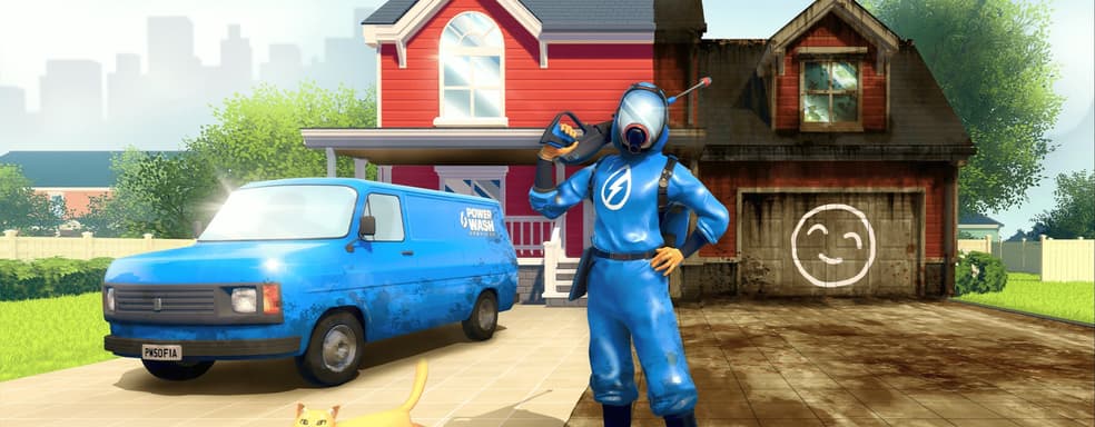 Симулятор PowerWash получил юбилейное обновление. Появилось ещё два места для уборки