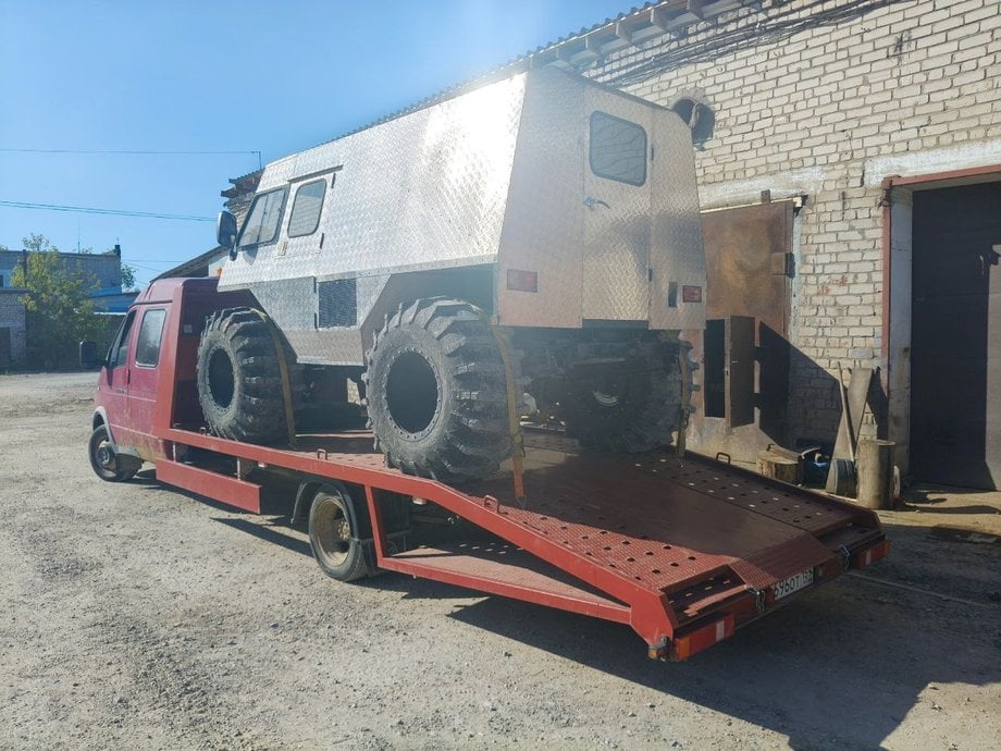 Пермский умелец собрал свой Tesla Cybertruck