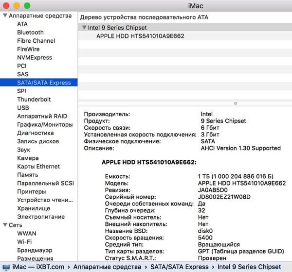 Скриншот iMac с дисплеем Retina 4K