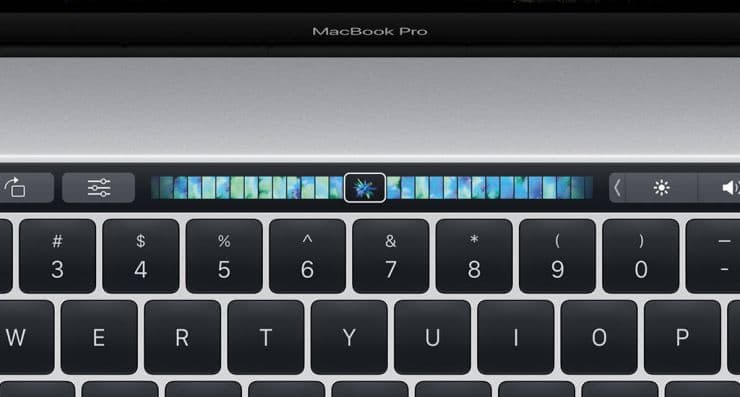 Apple Touch Bar в 15-дюймовом ноутбуке Apple MacBook Pro (Late 2016)