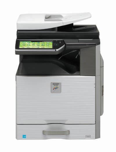 цветное МФУ с мультитач дисплеем