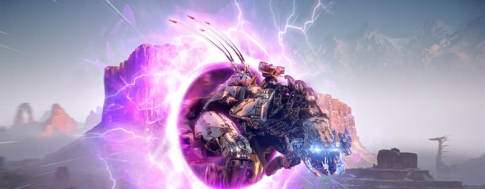 Оружие из Ratchet and Clank: Rift Apart будет ронять на врагов мехозавров из Horizon: Zero Dawn