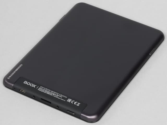 Внешний вид Onyx Boox Monte Cristo