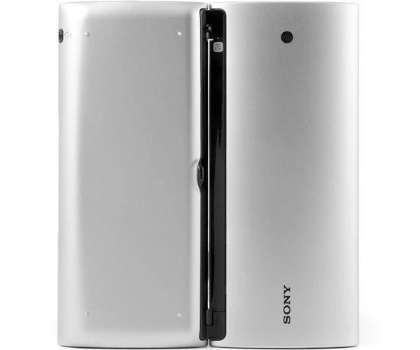 Внешний вид открытого планшета Sony Tablet P