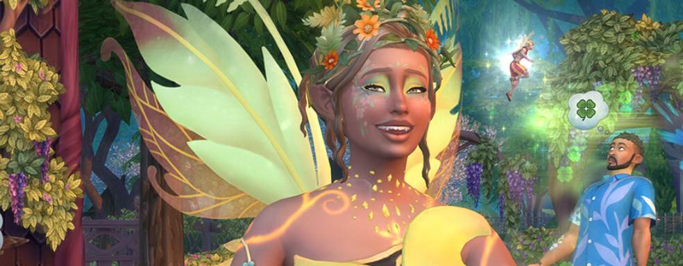 Первые скриншоты дополнения The Sims 4 «Волшебство природы» про фей, болезни и выживание в дикой природе