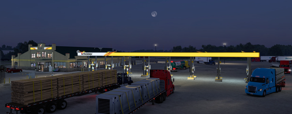 В American Truck Simulator добавят самую большую стоянку в истории игры. Новые скриншоты дополнения про штат Айова