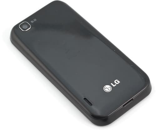 Обратная сторона коммуникатора Обзор Обзор LG Optimus Sol. Обратная сторона коммуникатора