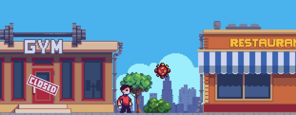 Вышла бесплатная браузерная игра «2020». Последние двенадцать месяцев в виде платформера