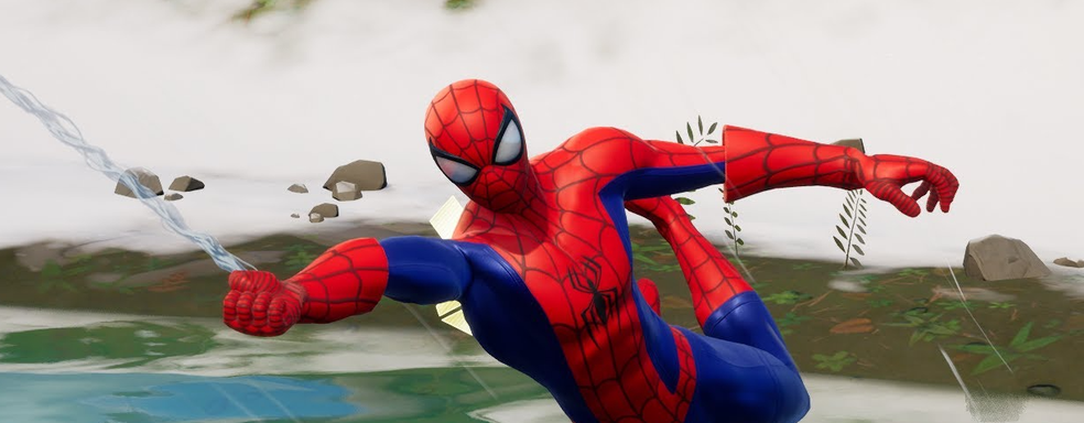Полёт Человека-паука на паутине в Fortnite сравнили с Marvel’s Avengers