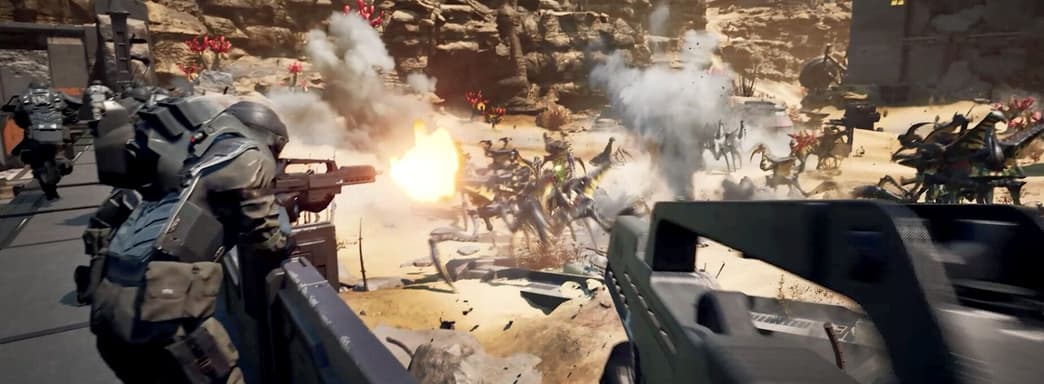 Звёздный десант готов покорять консоли. Эпическая сюжетная кампания в трейлере Starship Troopers: Extermination