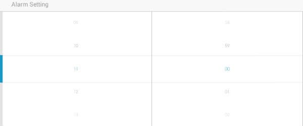 Скриншот приложения Xiaomi Mi Band