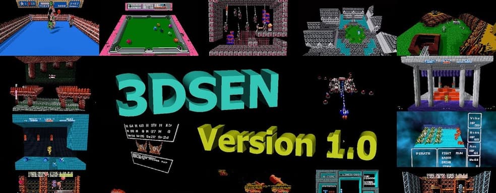 NES-игры оживут в 3D. Вышла полная версия уникального эмулятор 3dSen