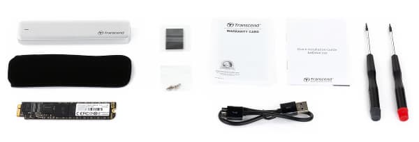 Комплект поставки Transcend JetDrive 500