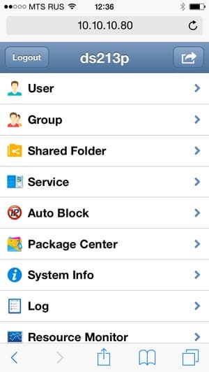 DS mobile для iOS