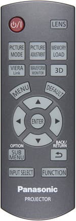 Проектор Panasonic PT-AE7000EA, пульт ДУ