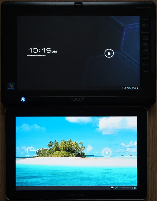 Экран блокировки Android 4.0 и 3.0