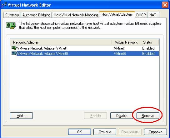 Виртуальные сетевые интерфейсы хоста