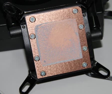 СВО Corsair Hydro Series H5 SF, распределение термопасты СВО Corsair Hydro Series H5 SF, распределение термопасты