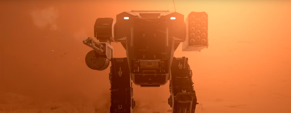 Появилось видео с демонстрацией меха в Helldivers 2