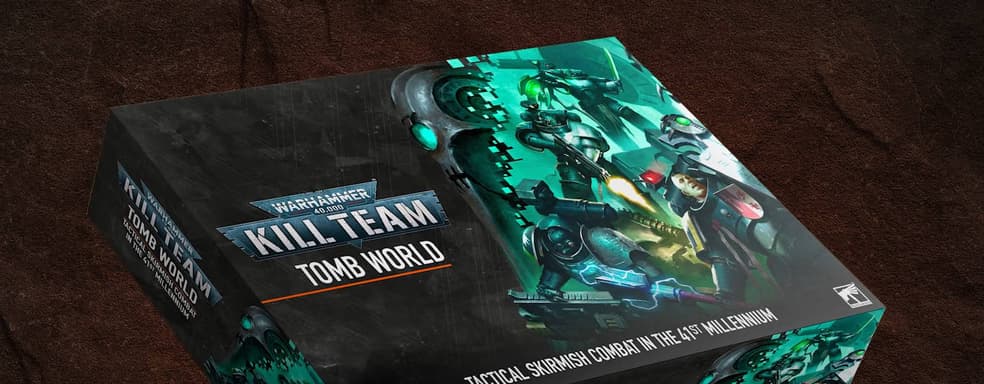 Авторы Warhammer 40,000: Kill Team представили коробку «Мир-гробница» с двумя командами и некронским полем боя