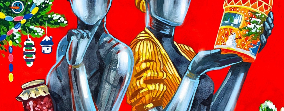 Разработчики Atomic Heart опубликовали новогоднее поздравление, недоступное жителям России, зато в VK показали парад косплея