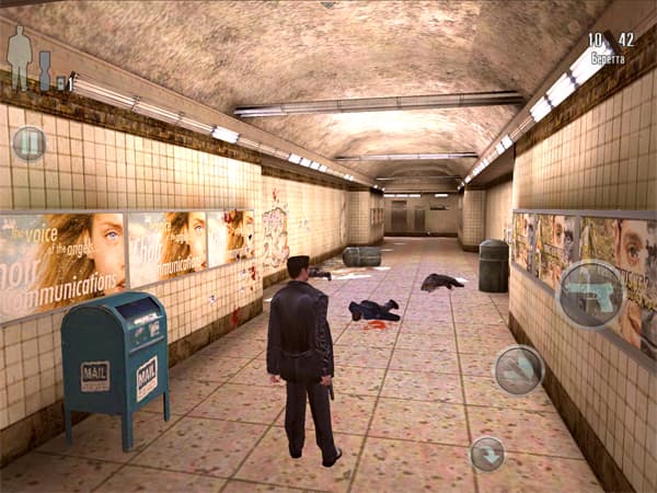 Max Payne Mobile на iPad Max Payne Mobile на iPad