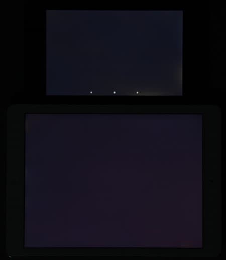 Результаты тестирования экрана iPad Air