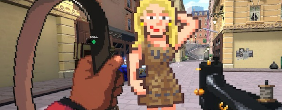 В Steam вышел шутер про полицию моды в духе DOOM Eternal. Герой наказывает ремнём за неправильную одежду