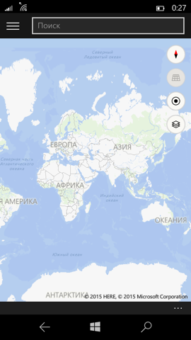 Предварительный обзор Windows 10 Mobile. Скриншоты. Карты