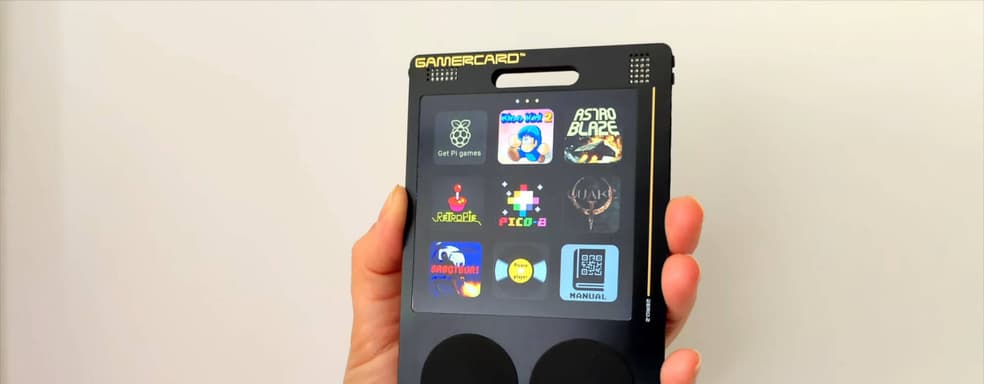 Племянник создателя ZX Spectrum выпустил портативное и игровое устройство GamerCard