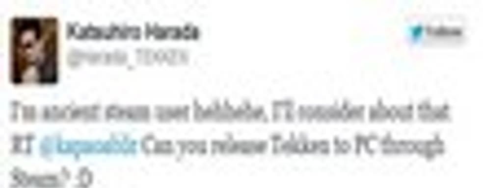 Katsuhiro Harada подумает насчет появления Tekken в Steam