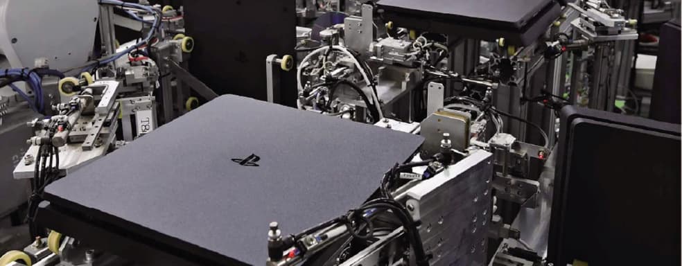Завод Sony производит одну консоль PS4 каждые 30 секунд