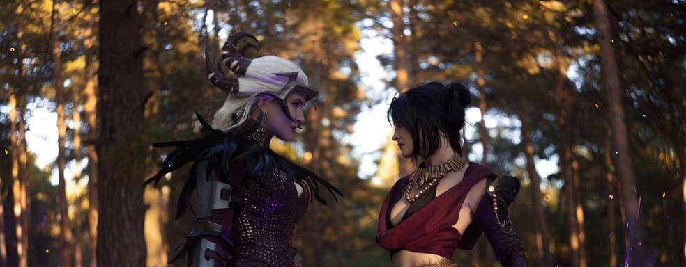 Ведьмы из Диких земель: фанатки показали косплей Флемет и Морриган из Dragon Age: Origins