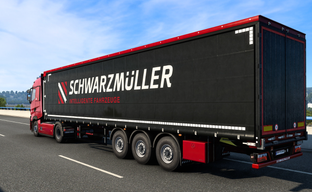 Euro Truck Simulator 2 используют для тест-драйва прицепов Schwarzmüller на выставке в 4D-симуляторе