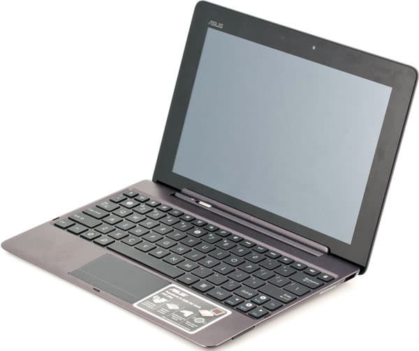 ASUS Eee Pad Transformer Prime с подключенной док-станцией