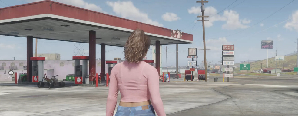 Слитые кадры GTA 6 показали без интерфейса