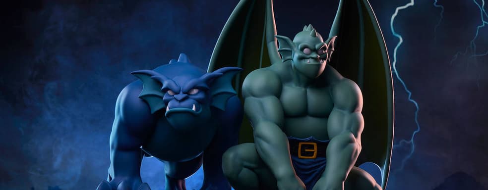 Premium Collectibles Studio показала статую Бродвея и Бронкса из мультсериала «Гаргульи»