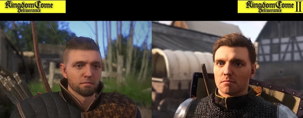 Сравнение Kingdom Come: Deliverance 2 с оригиналом. Смотрим на скачок в графике