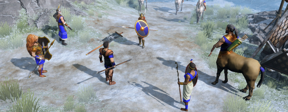 RTS Age of Mythology Retold получила новый уровень сложности и зимний ивент с призами