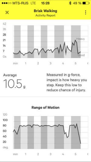 Скриншот приложения Moov Run & Walk Скриншот приложения Moov Run & Walk
