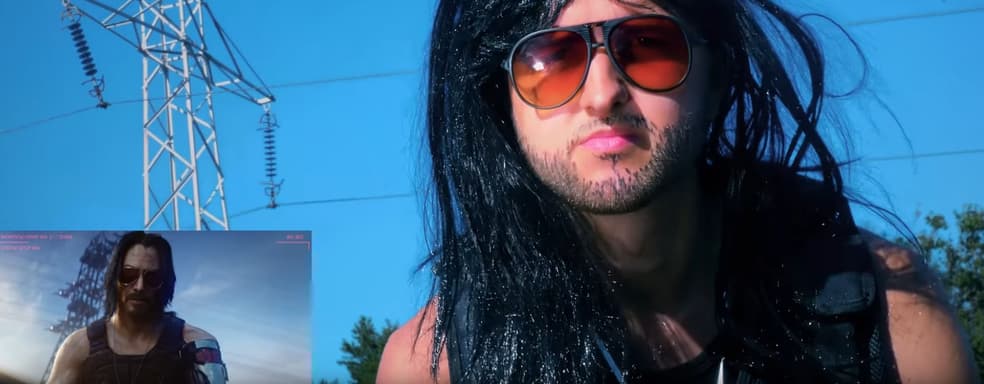 «Киберпанк» и Киану Ривз на минималках – дешёвая фанатская версия трейлера Cyberpunk 2077