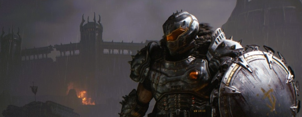 Близняшка и Нечаев из Atomic Heart отпраздновали релиз DOOM The Dark Ages — Mundfish выпустила праздничный промо-арт