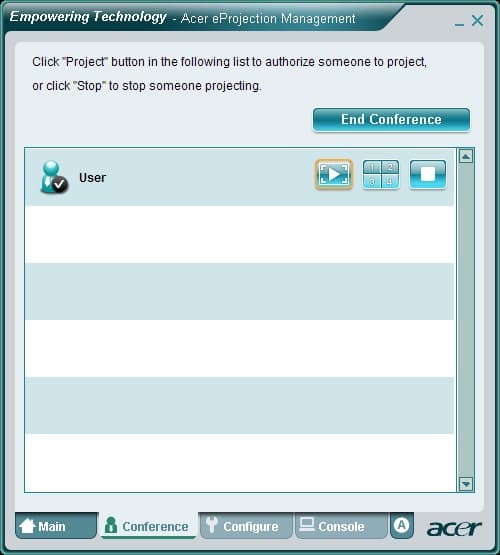 Acer eProjection Management