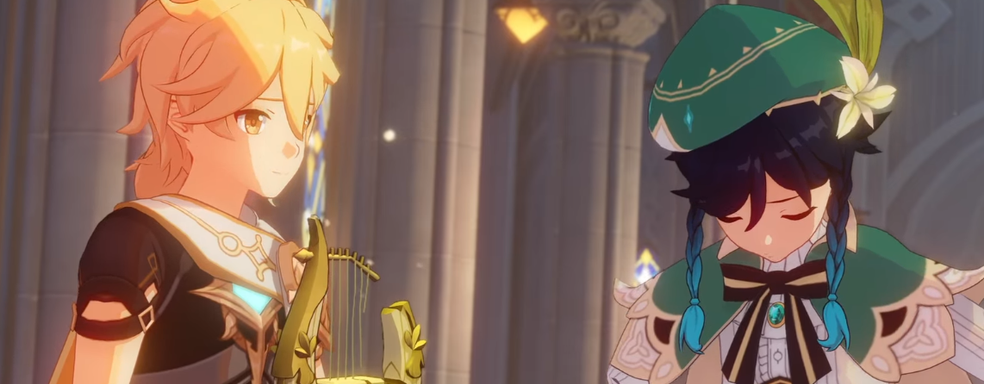 Russian voiceover being made for Genshin Impact. Localized third chapter of the prologue presented